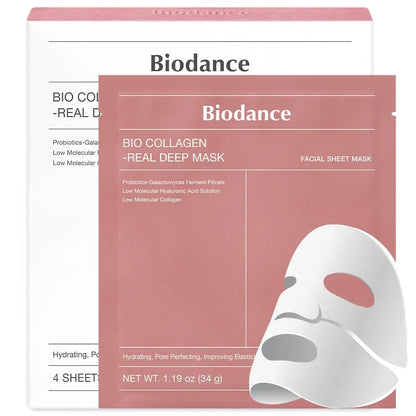 BIODANCE Masque au collagène nourrit, lisse et adoucit le visage