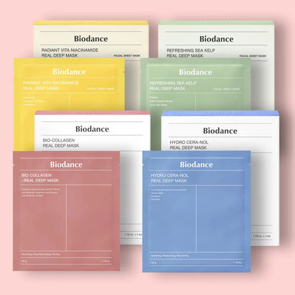 BIODANCE Masque au collagène nourrit, lisse et adoucit le visage