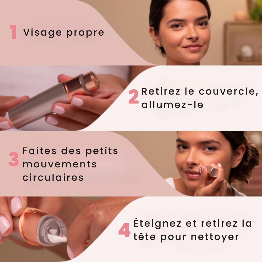 EpilSmooth™ - Épilation rapide du visage